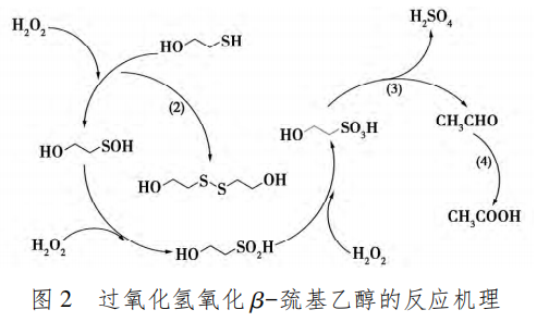 过氧化氢氧化 β－巯基乙醇合成 羟乙基磺酸的连续流工艺